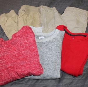 GAP/OLD Navy Bundle (3 shirts + 2 pants) Medium